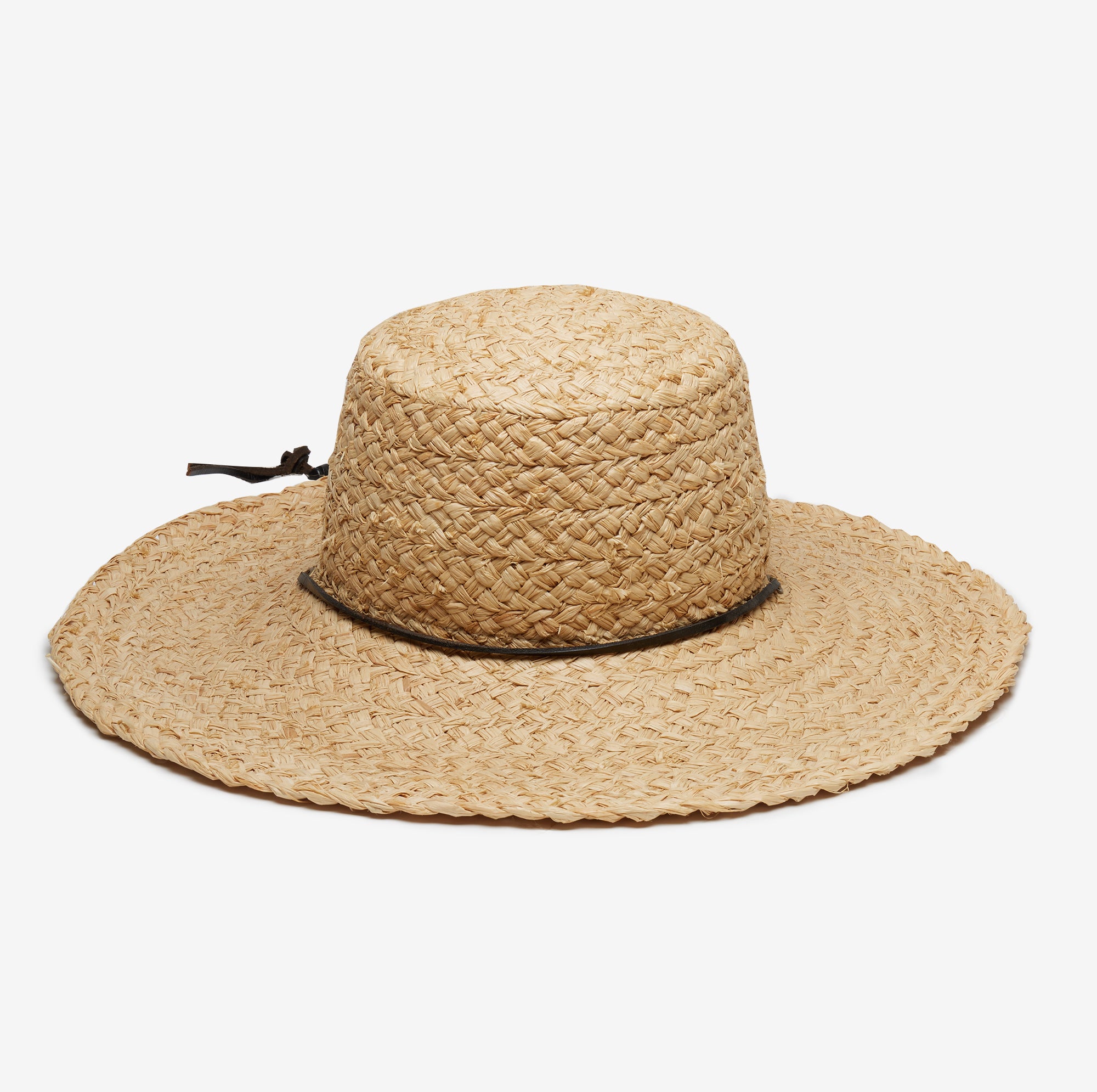 NEW! Wyeth chin strap straw top boater