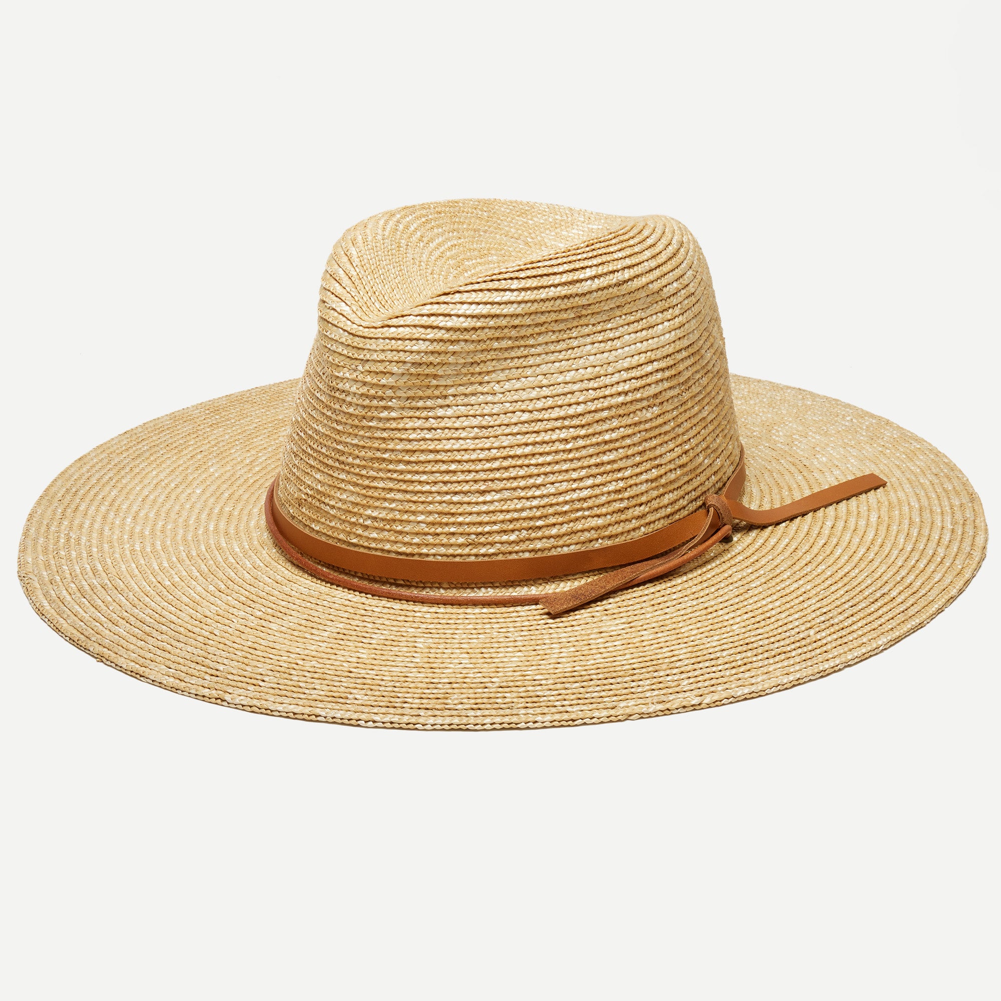 Wyeth Ford Unisex Sisal Straw Upturned Brim Cowboy Hat