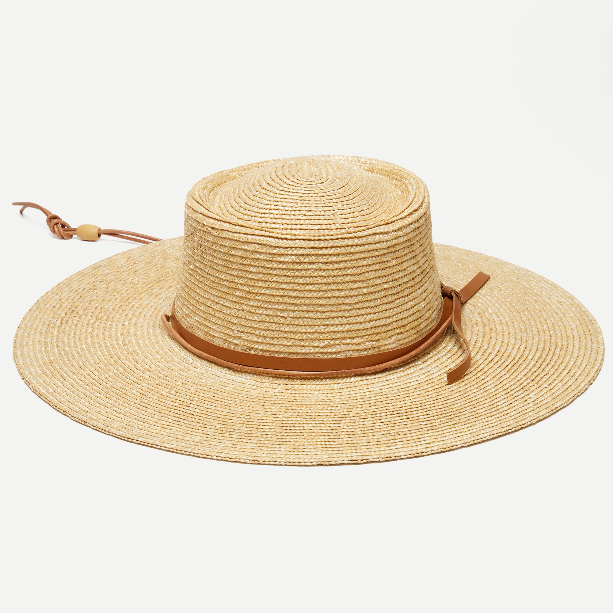 NEW! outlet Wyeth chin strap straw boater