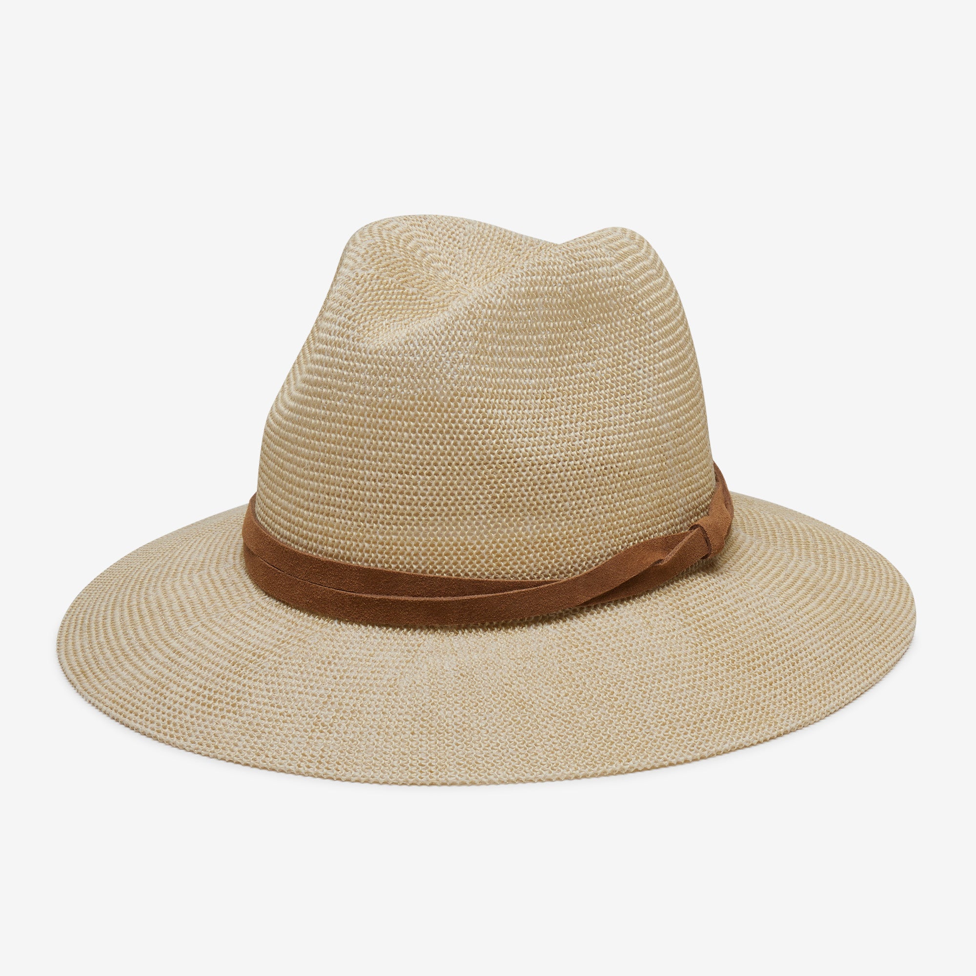 NEW! store Wyeth straw leather banded rancher